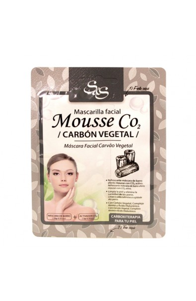 Máscara Facial Mousse CO2 - Carvão Vegetal - SyS