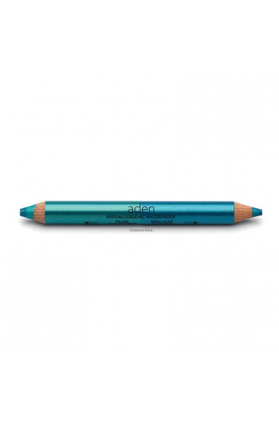 Aden Jumbo Twin Pearl Eyeshadow Turquoise-Blue