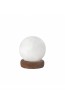 Candeeiro selenite esfera usb
