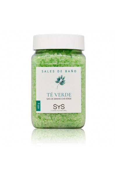 Sais de banho de chá verde sys 400g