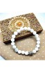 Pulseira Selenite com Buda Prosperidade