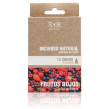 Incenso Natural Frutas Vermelhas 15 Cones SyS