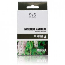 Incenso Nat. Sys 15 cones Mirra