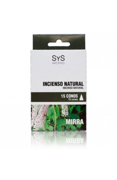 Incenso Nat. Sys 15 cones Mirra