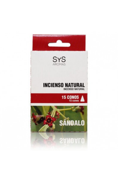 Incenso de sândalo 15 cones SyS
