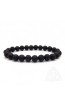 Pulseira de Lava Vulcânica - Esferas 8 mm