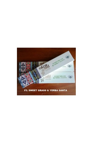 INCENSO NATIVE SOUL SWEET GRASS & ERVA SANTA 15GR