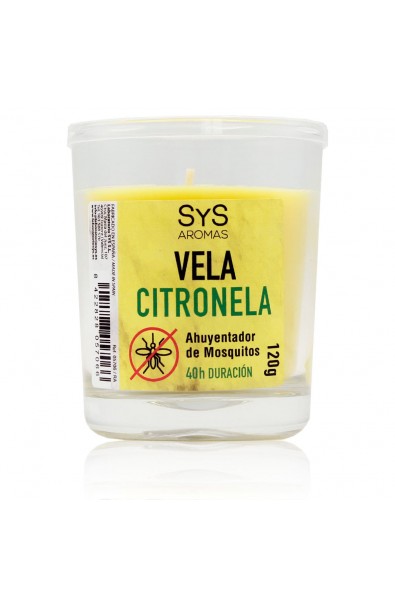 Vela Citronela 120g – 40 horas – SYS Aromas