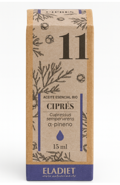 Óleo Essencial de Ciprés Bio Eladiet – 15 ml