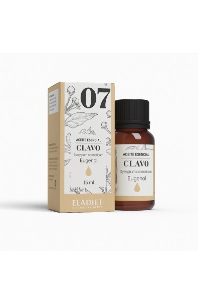 Óleo Essencial de Cravinho Eladiet (Syzygium Aromaticum) 15 ml