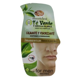 Máscara Facial Chá Verde e Argila 15ml Homem